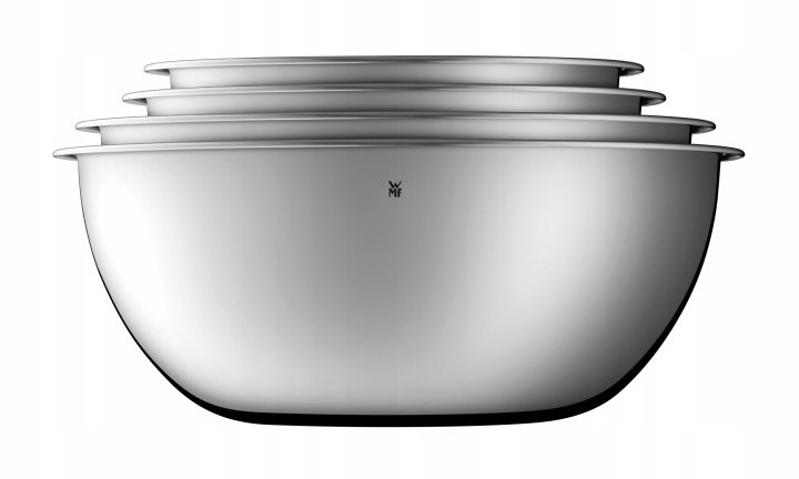 WMF Gourmet súprava 4 nerezových misiek 16–24 cm