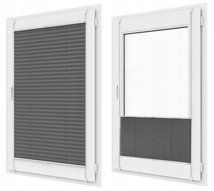 Plisovaná roleta Karmet LUX 68 × 150 cm bez vŕtania