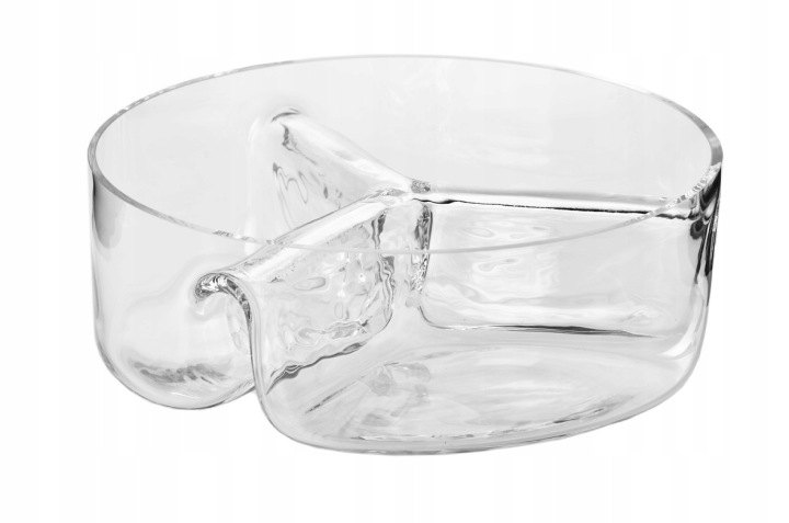 Trojdielna sklenená misa Krosno Sweet&Savoury 24 cm
