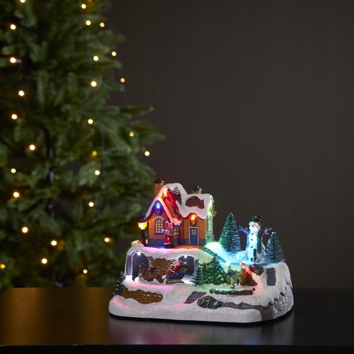 Vianočná scéna Star Trading Winterville 17 cm