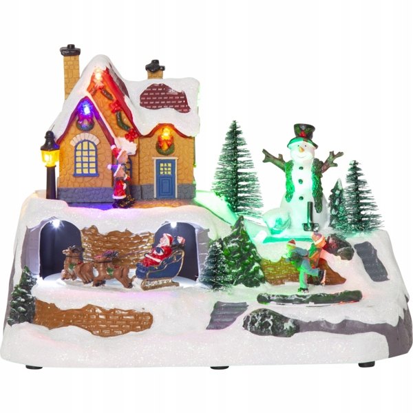 Vianočná scéna Star Trading Winterville 17 cm