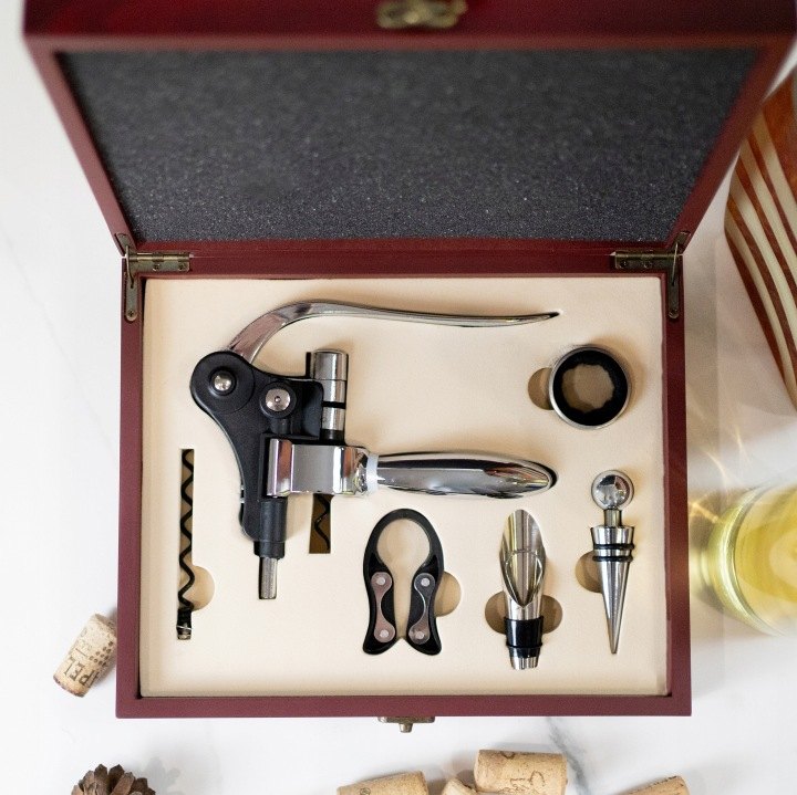 Súprava na víno IBERGO Wine Gifts SK11 s veľkou vývrtkou