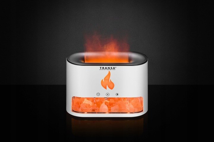 Biely ultrazvukový difuzér Transa AromaFire 250 ml