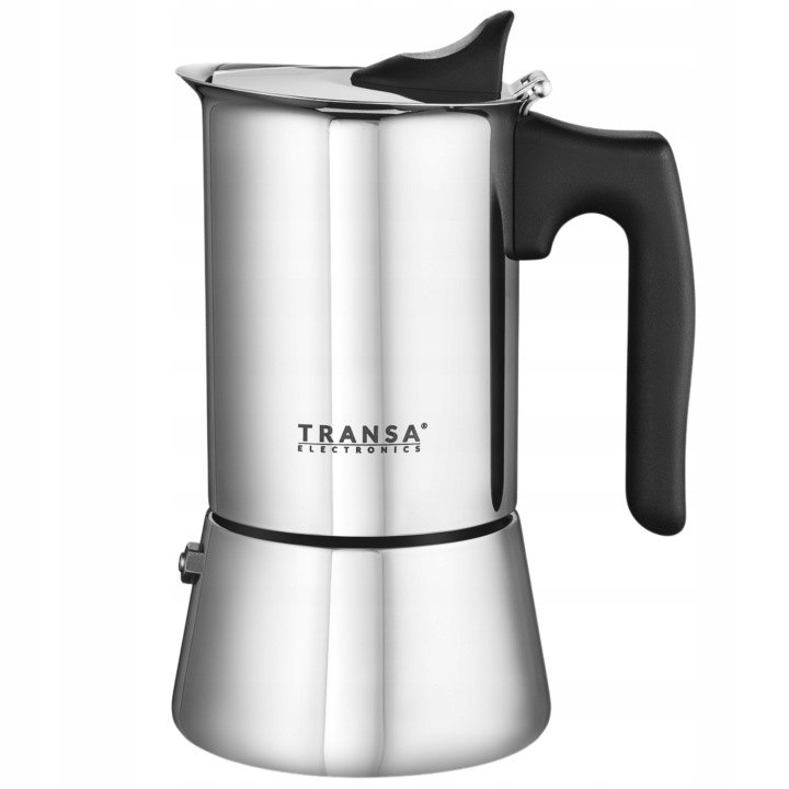 Kávovar moka Transa Caffè 12 Tz, oceľový, 600 ml