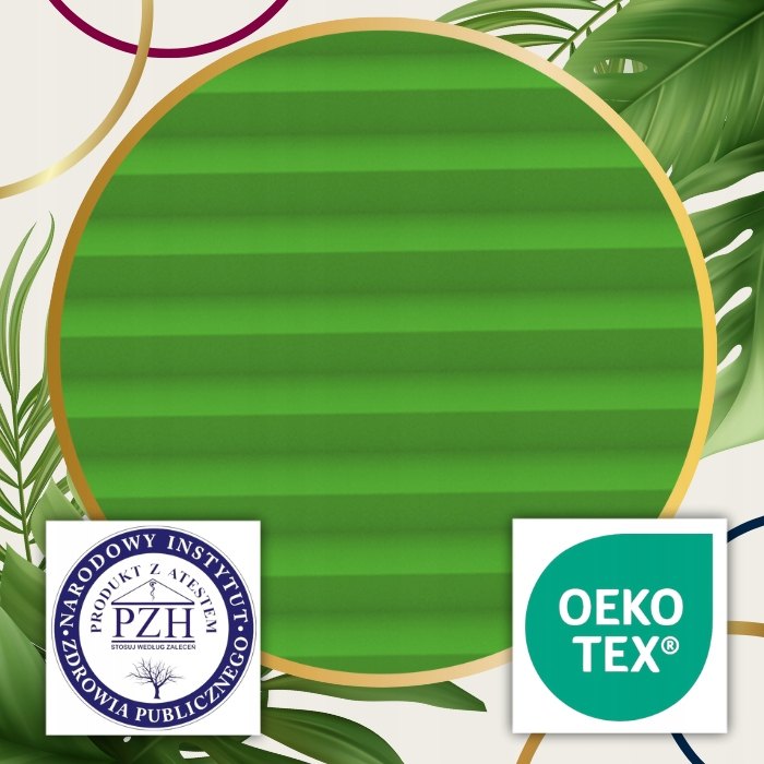 Plisovaná roleta Parolle 72 × 130 cm bez vŕtania