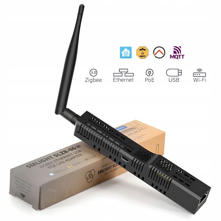 Koordinátor SMLIGHT SLZB-06MU Zigbee a Thread s PoE