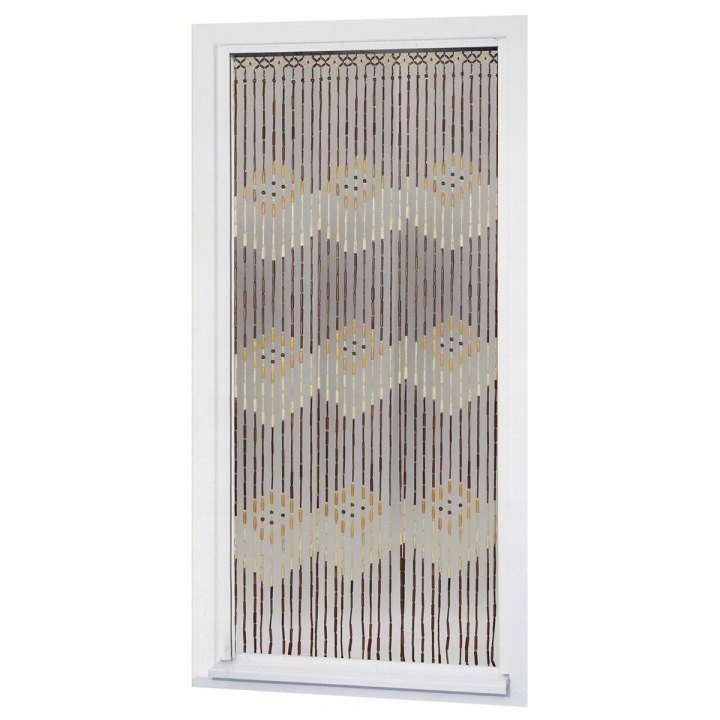 Drevený korálikový záves Maximex 90 × 200 cm na dvere