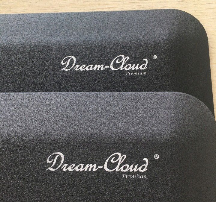 Čierna protiúnavová podložka Dream-Cloud Premium 97 × 50 cm