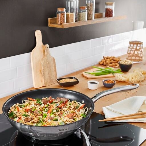 Tefal Infinite H8151925 wok 28 cm z nerezu