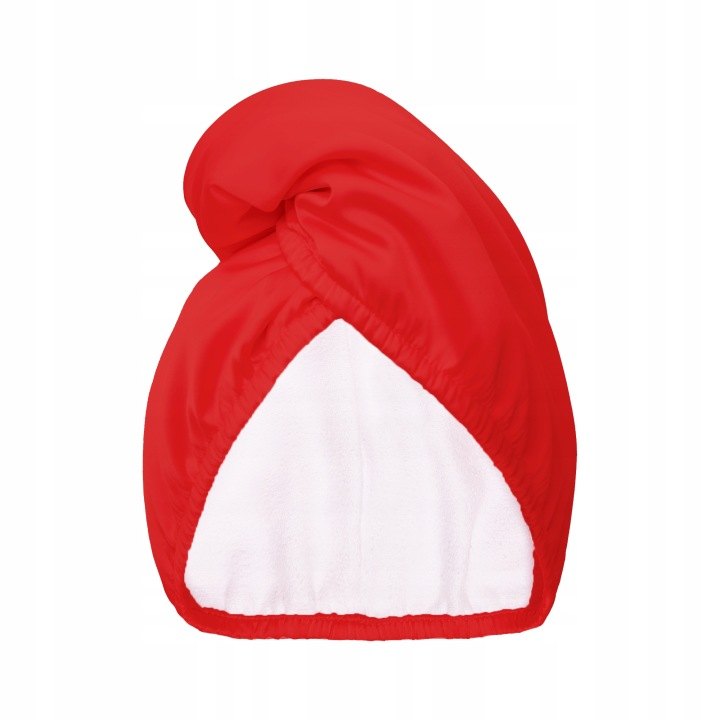 Obojstranný turban na vlasy GLOV v červenej farbe