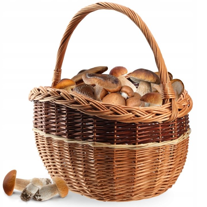 Kadax K9162 ručne pletený prútený košík, 43 × 30 × 43 cm