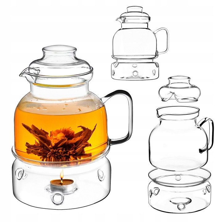 Kadax žiaruvzdorný džbán s podhrievačom, 1,5 l