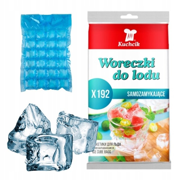 Samozatváracie vrecká na 192 guľôčok ľadu