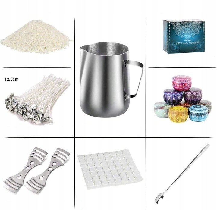 Súprava na výrobu sviečok DIY s taviacou nádobou 550 ml