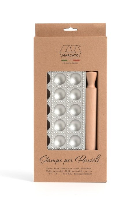 Forma Marcato Classic na 24 okrúhlych ravioli s valčekom
