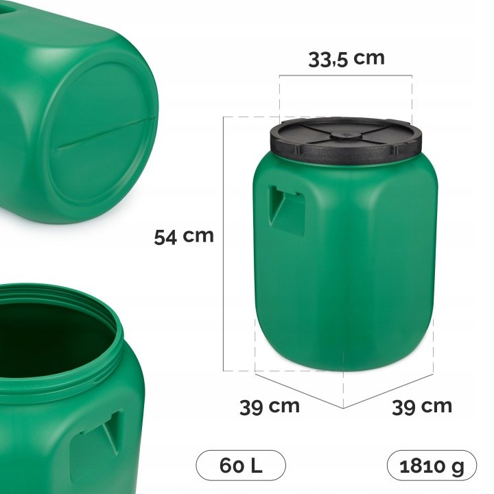 Garronda 60 l nádoba so širokým otvorom a vekom