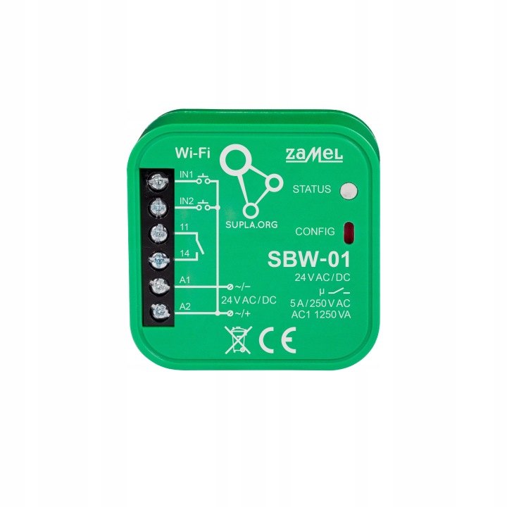 Wi-Fi modul na ovládanie brány Zamel SUPLA SBW-01