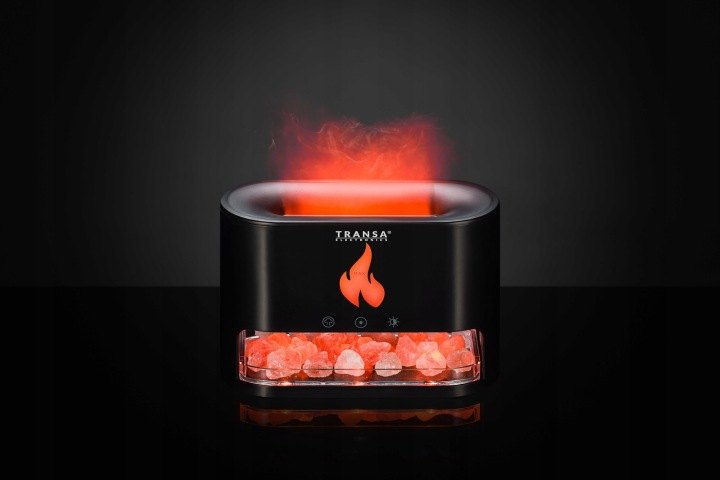 Čierny ultrazvukový difuzér Transa AromaFire 250 ml