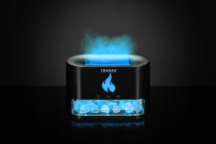 Čierny ultrazvukový difuzér Transa AromaFire 250 ml