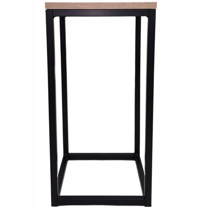 Kovový stojan MetalStyle 60 cm s doskou 30 × 30 cm