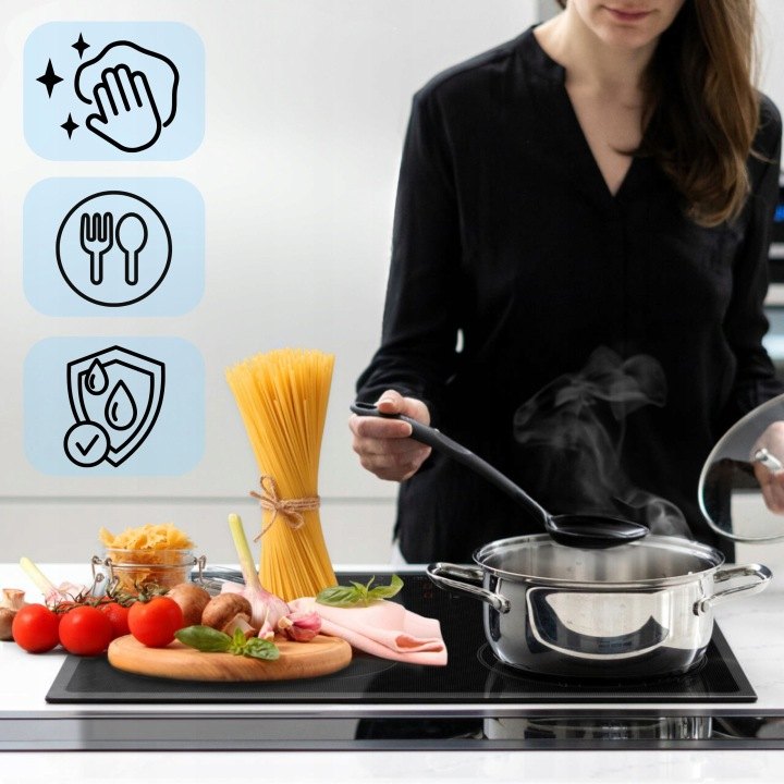 Ochranná silikónová podložka na indukčnú dosku HomeMakers, 61 × 53 cm