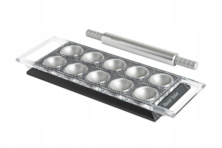 Marcato Ravioli Tablet forma na 10 ravioli 5 × 5 cm, sivá