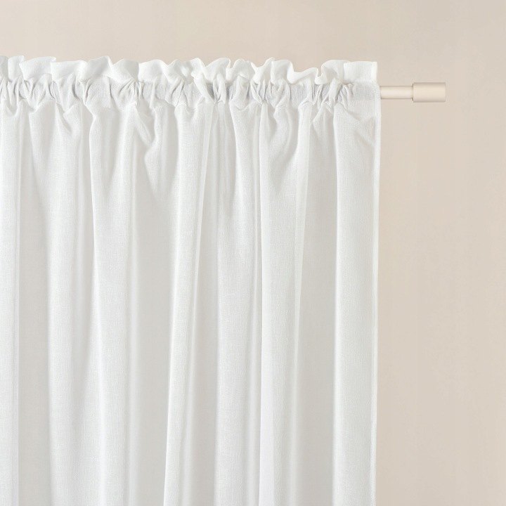 Biela záclona ROOM99 Sensia 200 × 260 cm