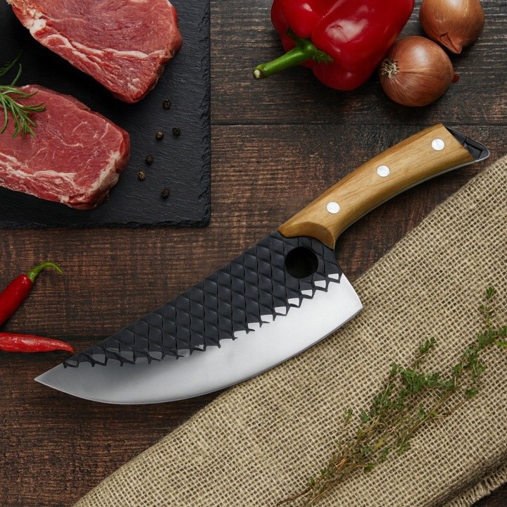 Kuchynský sekáčik Silesia Emalia PREMIUM 18,5 cm