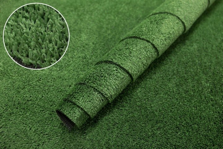 Zelená umelá tráva Akcila Palma 3 × 4 m, vlas 7 mm