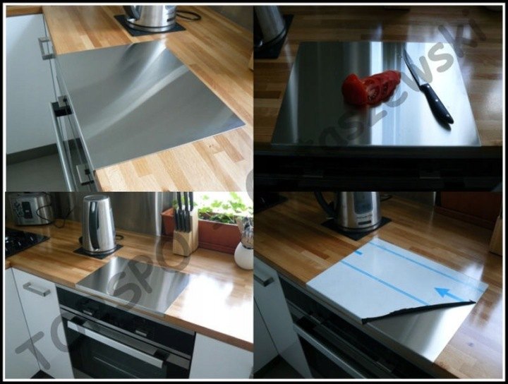 TORSPO INOX nerezová stolnica 60 × 60 cm