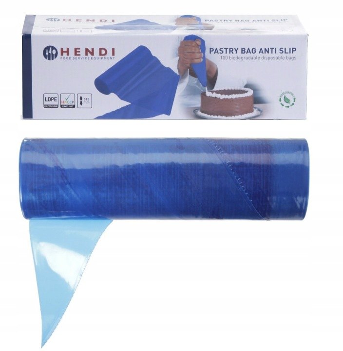 Hendi 557303 modré cukrárske vrecká 515 × 280 mm, 100 ks