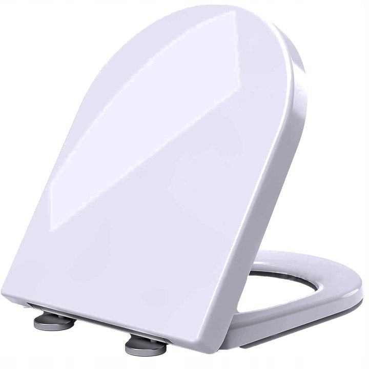 Mareani SEMTO biela WC doska 46 × 36 cm z duroplastu