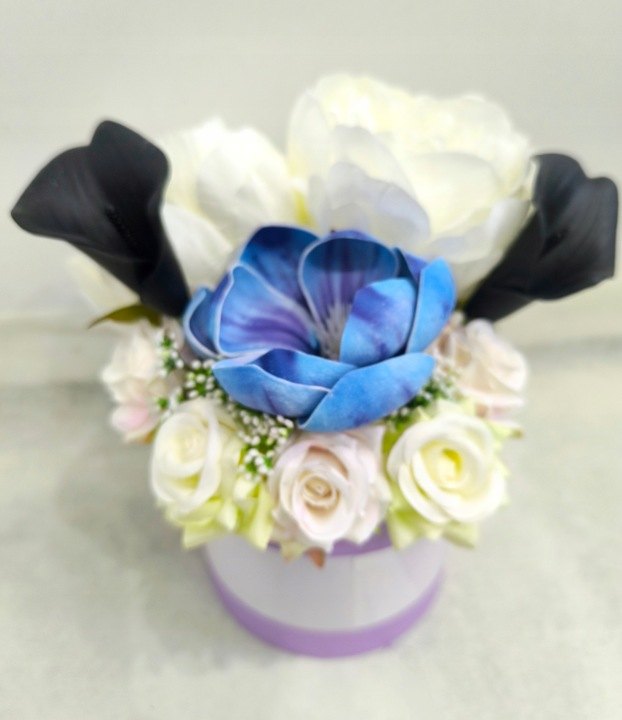 Jarný kvetinový flower box S-40/23, 25 × 24 cm
