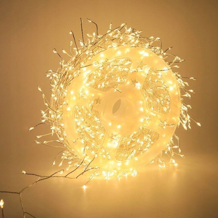 Teplobiela girlanda oldBro Micro LED 2 000 diód, 80 m
