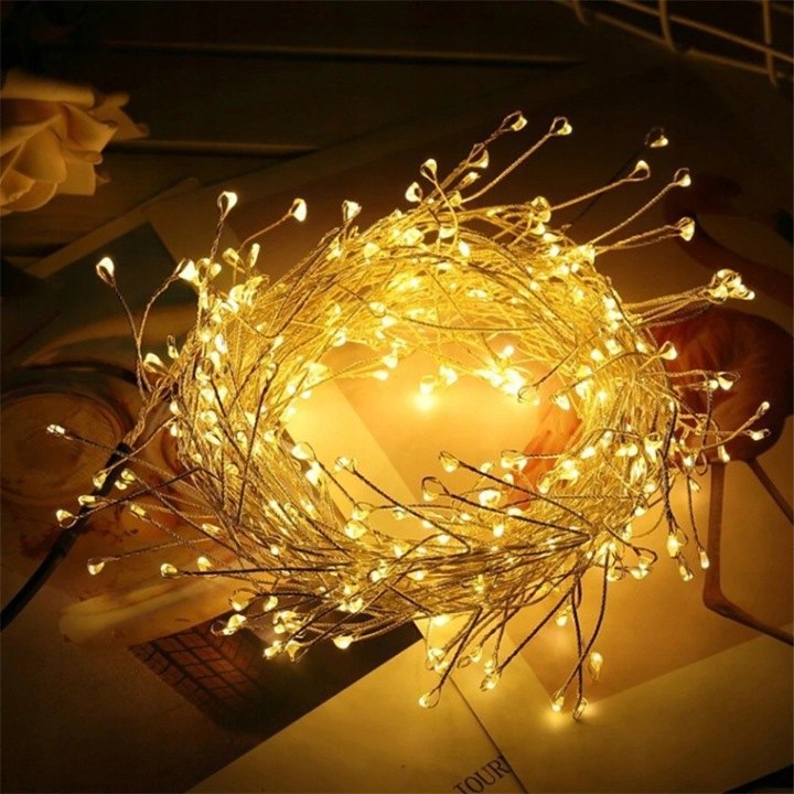 Teplobiela girlanda oldBro Micro LED 2 000 diód, 80 m