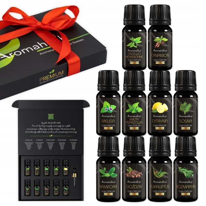 Súprava vonných olejov Aromaholik 10 × 10 ml bylinné vône