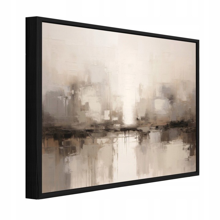 Obraz Wallarena boho v čiernom ráme 120 × 80 cm