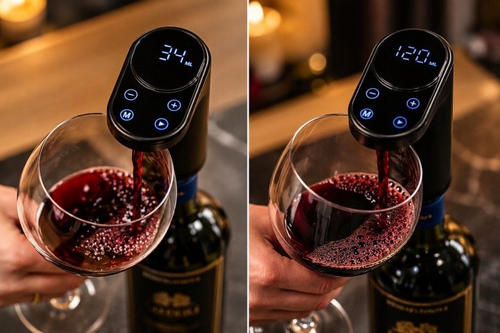 Warmener elektrický dávkovač nápojov s aerátorom 1–999 ml