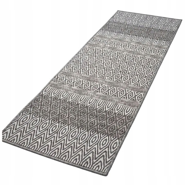 Sivobéžový behúň e-floor EF0438 80 × 200 cm
