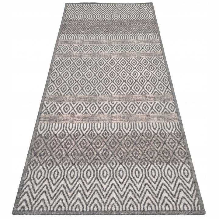 Sivobéžový behúň e-floor EF0438 80 × 200 cm