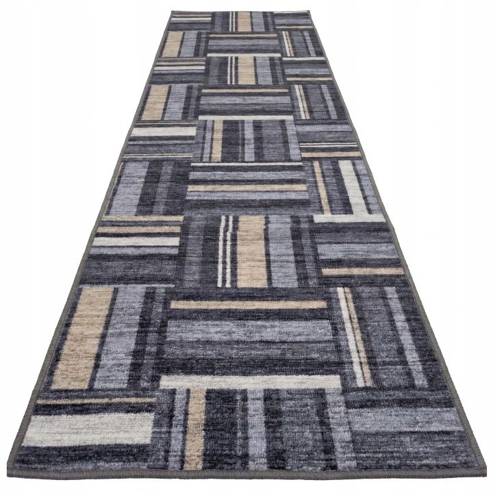 Geometrický behúň e-floor EF0454 80 × 250 cm