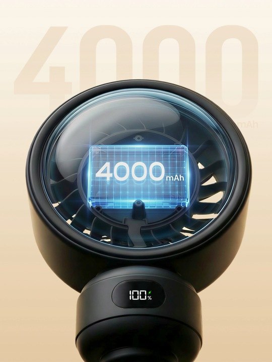 Mini ventilátor Warmco DB1 s ohybným uchytením a batériou 4000 mAh