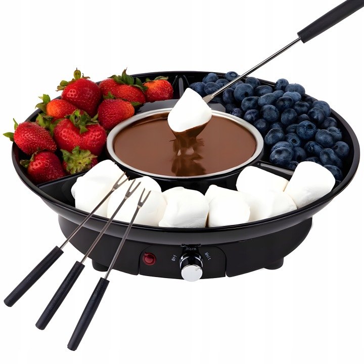 Allbag elektrické fondue na čokoládu so 4 vidličkami