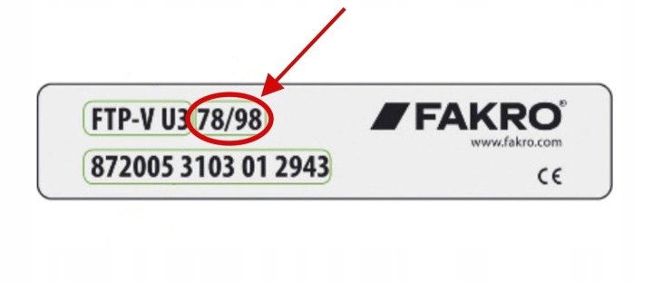 Zatemňovacia strešná roleta pre okno FAKRO 78 × 118 cm