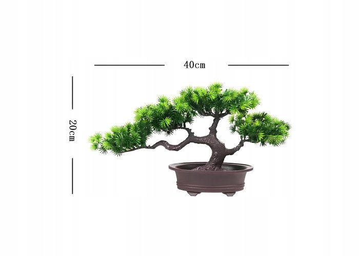 Umelý bonsaj v kvetináči VA-1430293642 20 cm