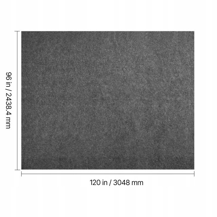Protišmyková podložka pod koberec VEVOR 243,84 × 304,8 cm
