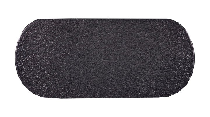 Čierna náhrobná podložka zo živice 51 × 19 × 2 cm
