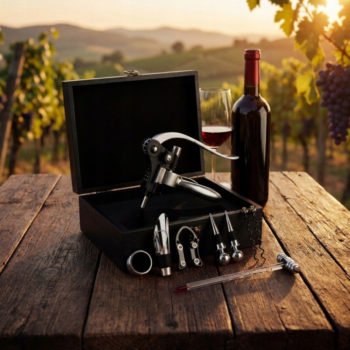 Páková súprava na víno SUPERO SOMMELIER PREMIUM WINE SET RED