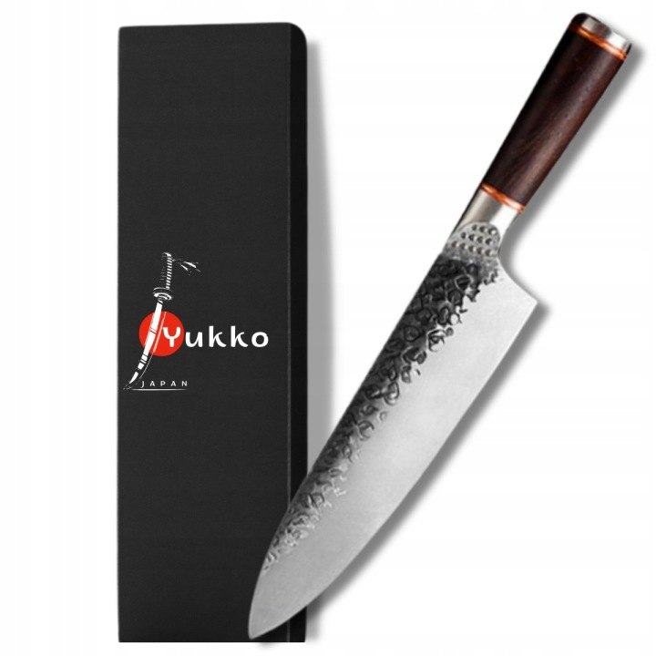 Kuchynský nôž Yukko Japan s drevenou rukoväťou