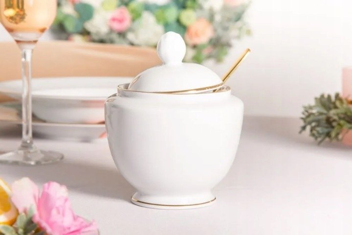 MariaPaula porcelánová cukornička 330 ml s mliečnikom